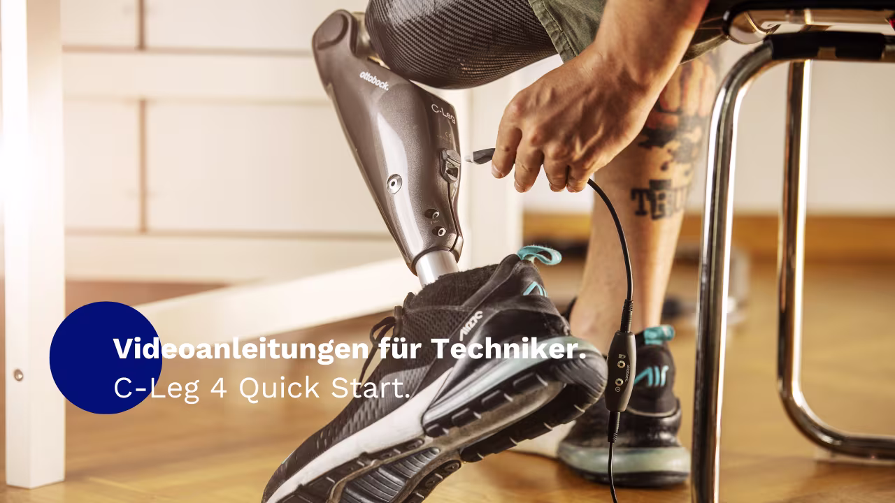 Playlist Thumbnail - C-Leg 4 Quick Start Videoanleitungen für Techniker DE-DE