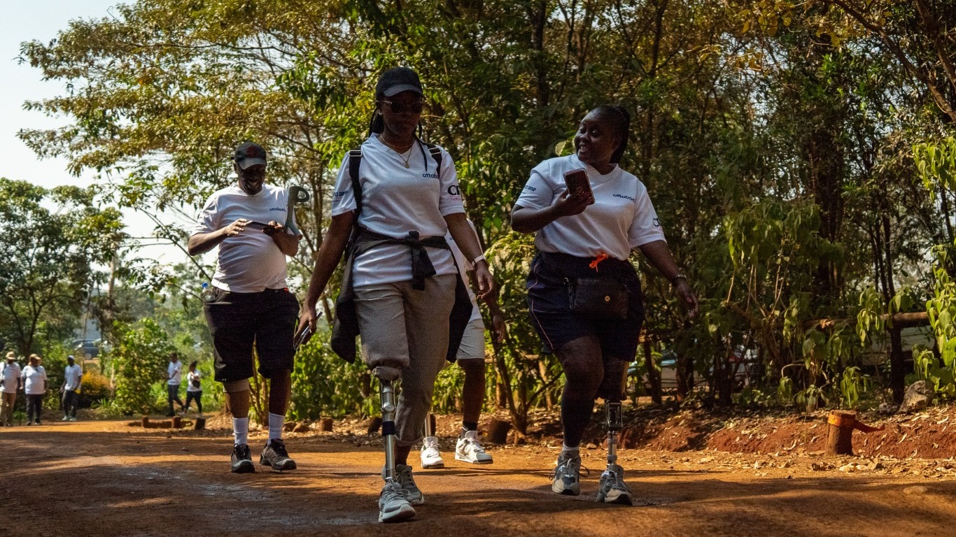 Ottobock Trails Trek: Participants of the hike
