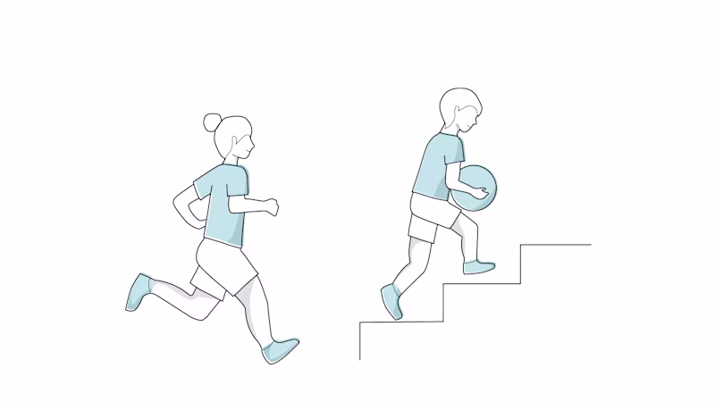 Graphic representation of GMFCS level 1