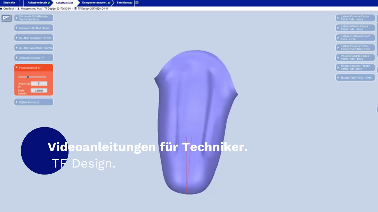 Videoanleitungen für Techniker - TF Design