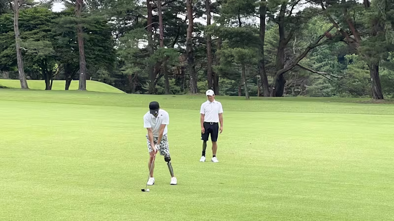 義足でゴルフ 2024