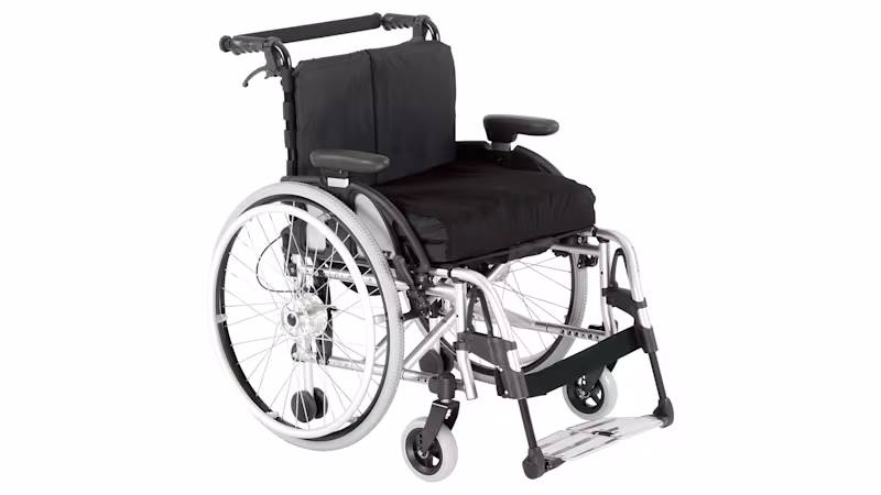 Auf dem Bild sieht man den Avantgarde XXL Rollstuhl.