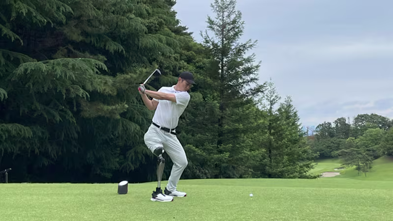 義足でゴルフ2024