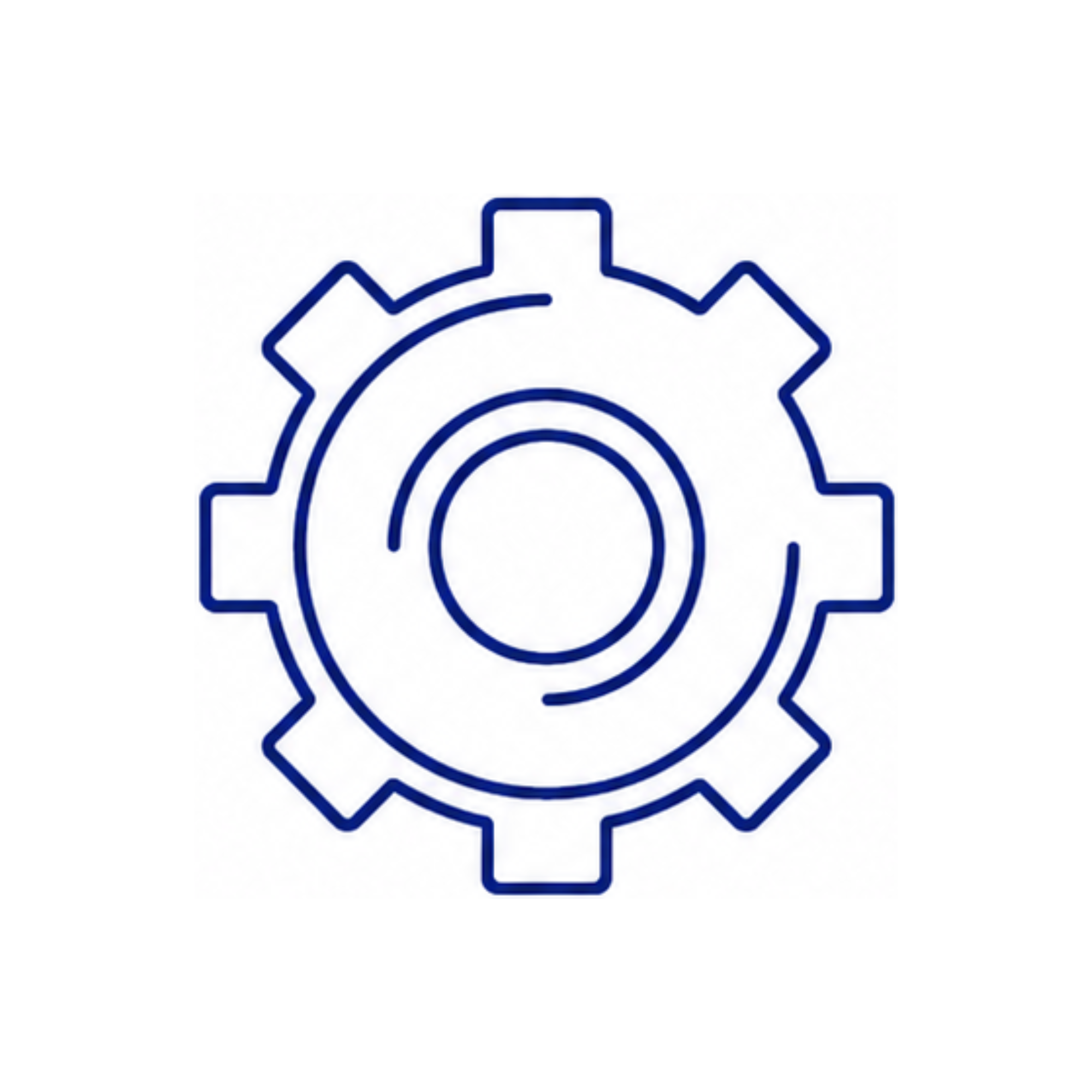 Gear icon representing individualized settings for the exopulse suit for children
