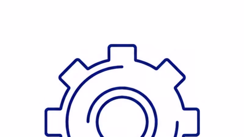 Gear icon representing individualized settings for the exopulse suit for children
