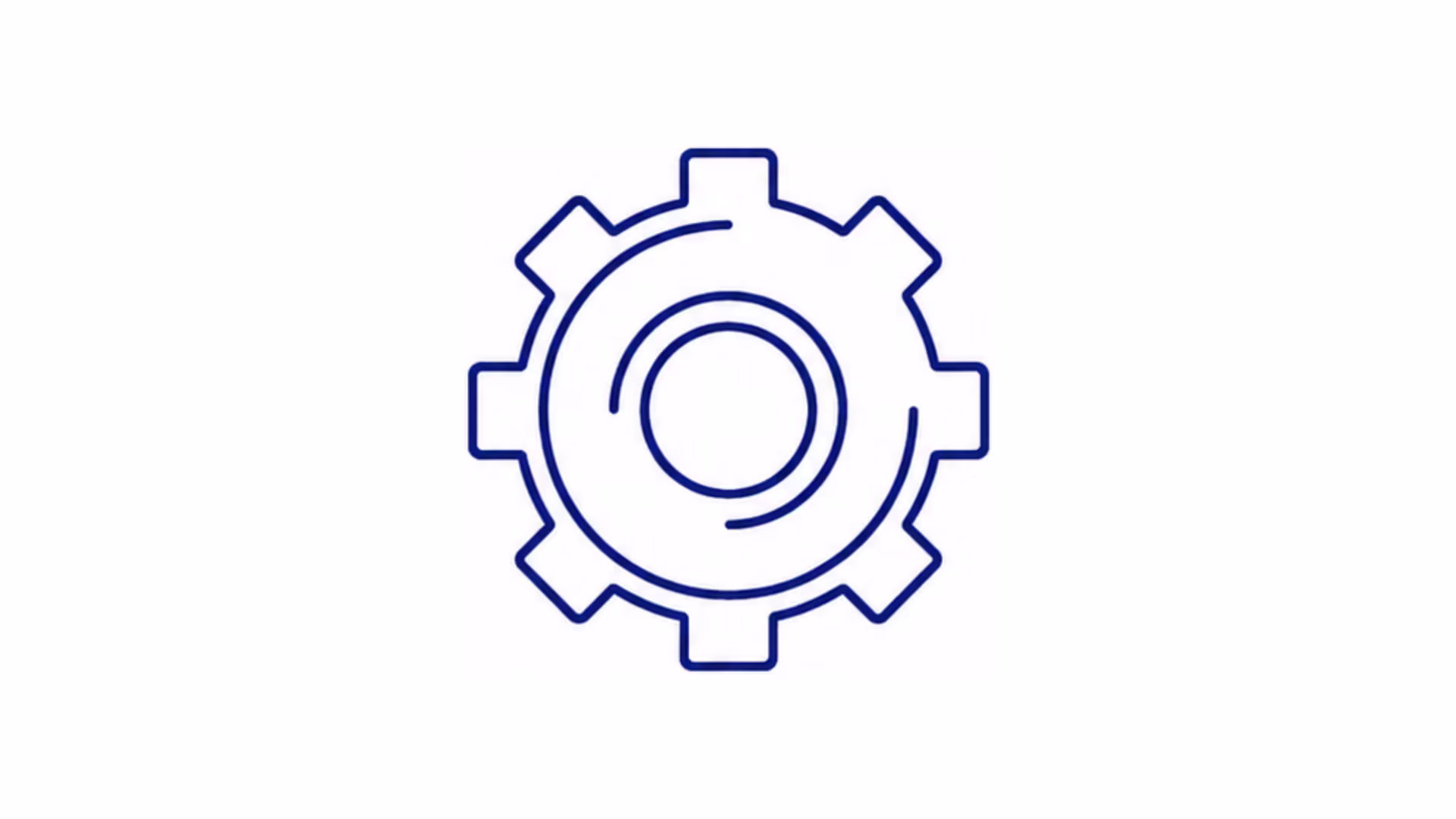 Gear icon representing individualized settings for the exopulse suit for children