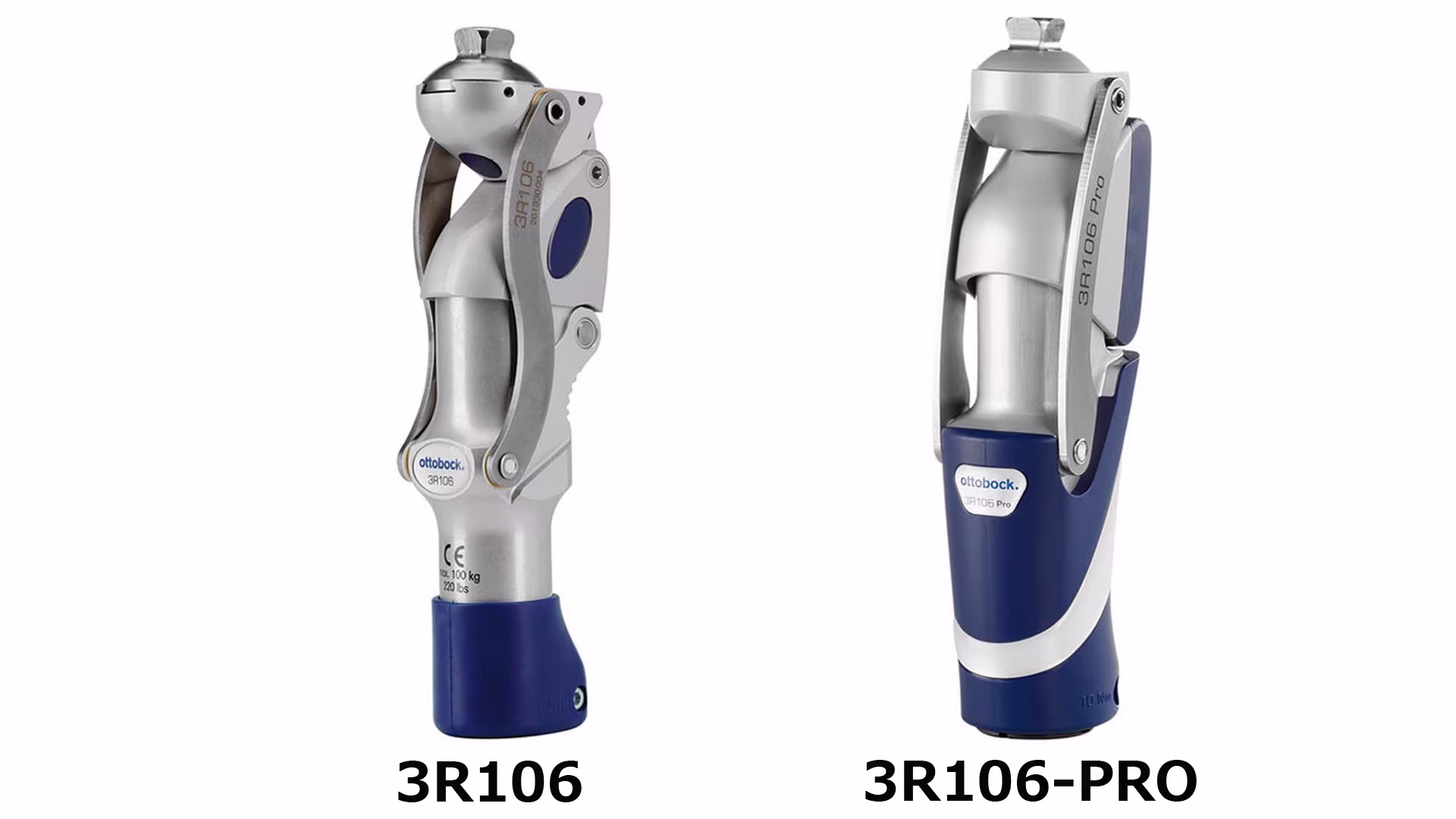 義足 3R106/3R106-PRO 多軸空圧膝継手 速度追随