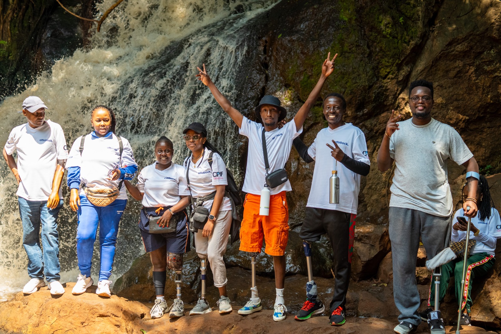 Participants of the Ottobock Trails Trek 