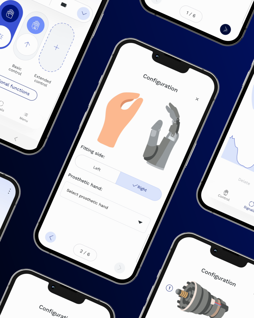 A smartphone shows the connectgrip app.