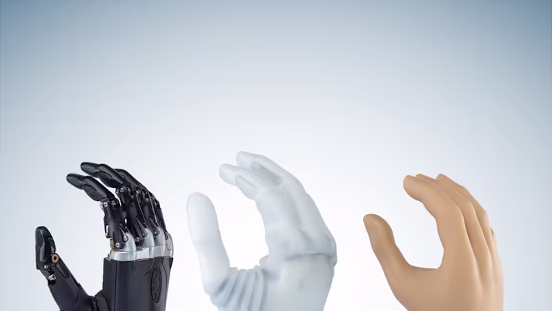 Myoelectric prosthetic hands: bebionic, michelangelo and speedhand.