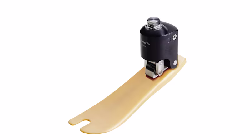 THe Ottobock Kintrol hydraulic foot.