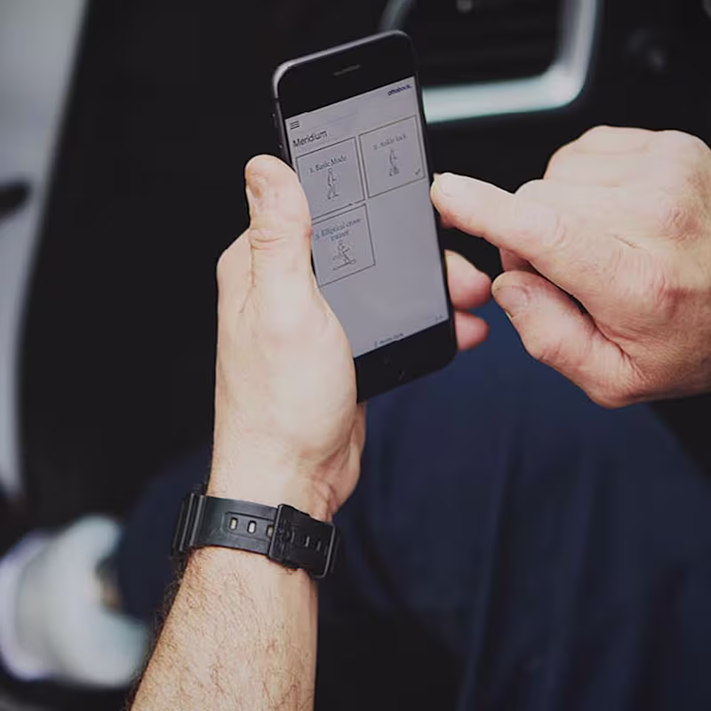 義足 コンピューター制御足部 Meridiumメリディウム コックピットアプリ