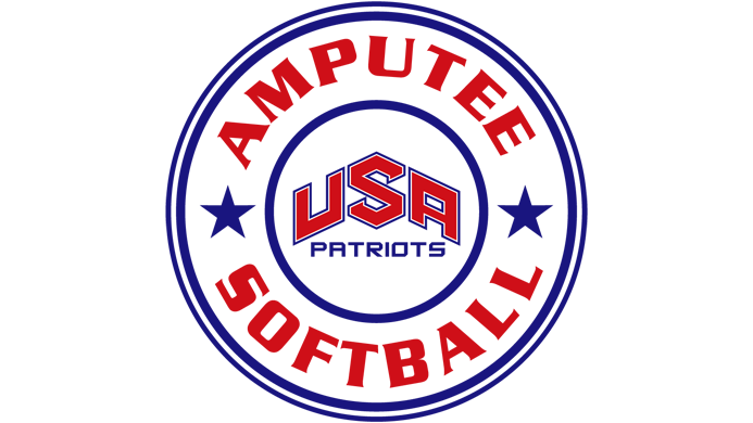 USA Patriots Amputee Softball logo on white background