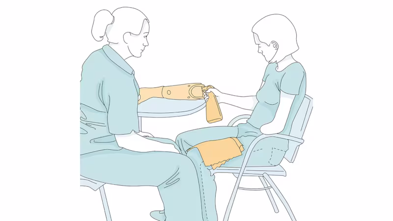 はじめての義手:義手のお手入れ