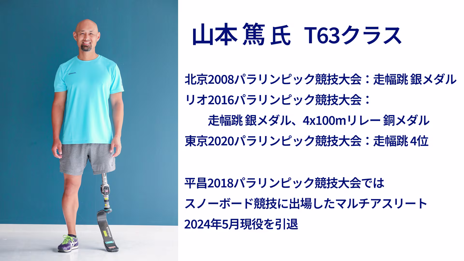 パラアスリート 山本篤氏