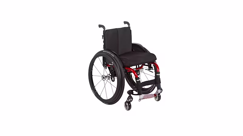 Ottobock Ventus wheelchair cropped in front of a white background