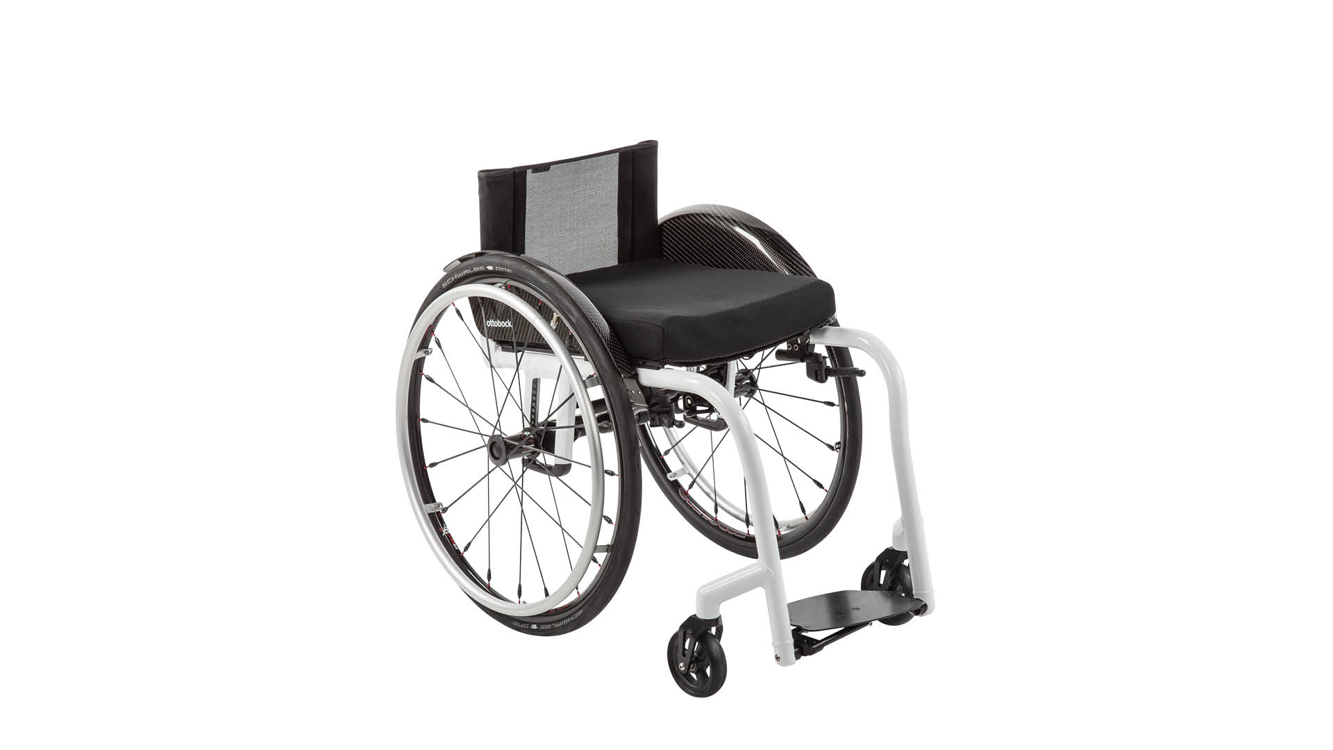 Ottobock Zenit CLT wheelchair cropped in front of a white background