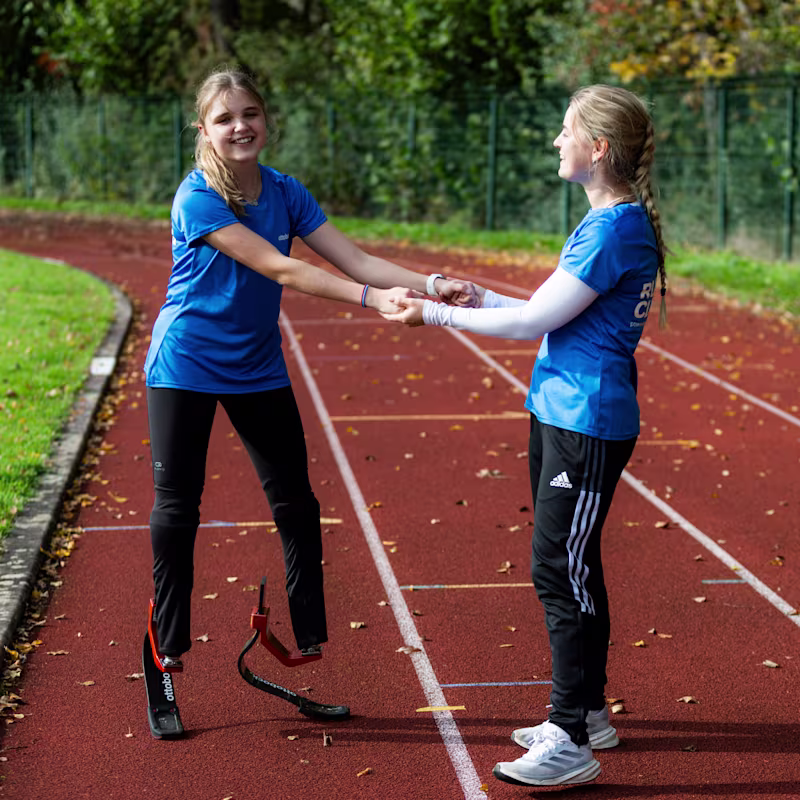 Persönlicher Austausch bei der Running Clinic