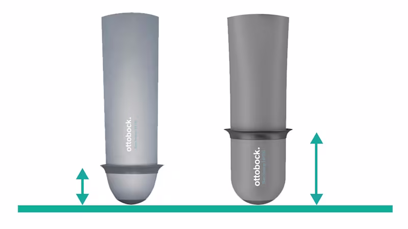 義足ライナー 6Y110大腿用シーリングライナー抗菌加工 吸着式 リング バルブ