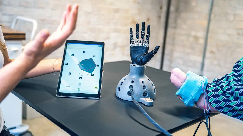 Bebionic Arm Labeled Ottobock | bebionic