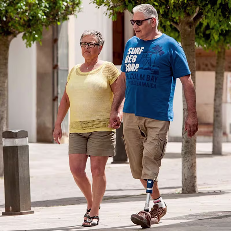 義足 3R106/3R106-PRO 空圧シリンダー搭載の膝継手 速度追随性に優れている