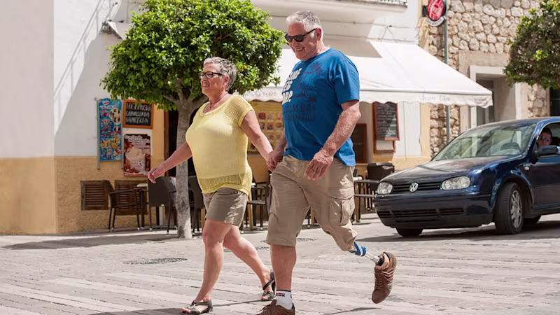 義足 3R106/3R106-PRO 多軸空圧膝継手 速度追随