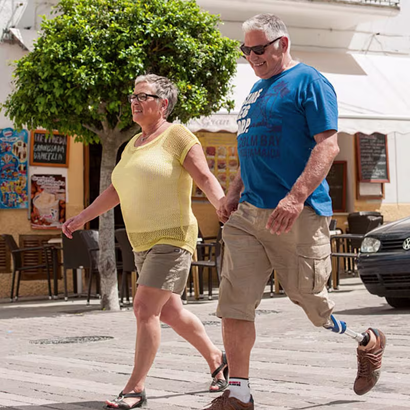 義足 3R106/3R106-PRO 多軸空圧膝継手 速度追随