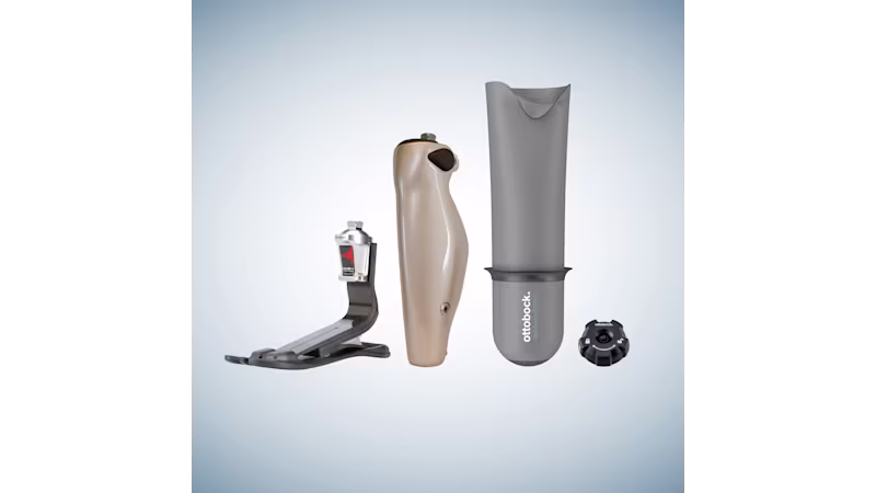 Ottobock Triton Heavy Duty foot with C-Leg 4 knee and Skeo Sealing liner.