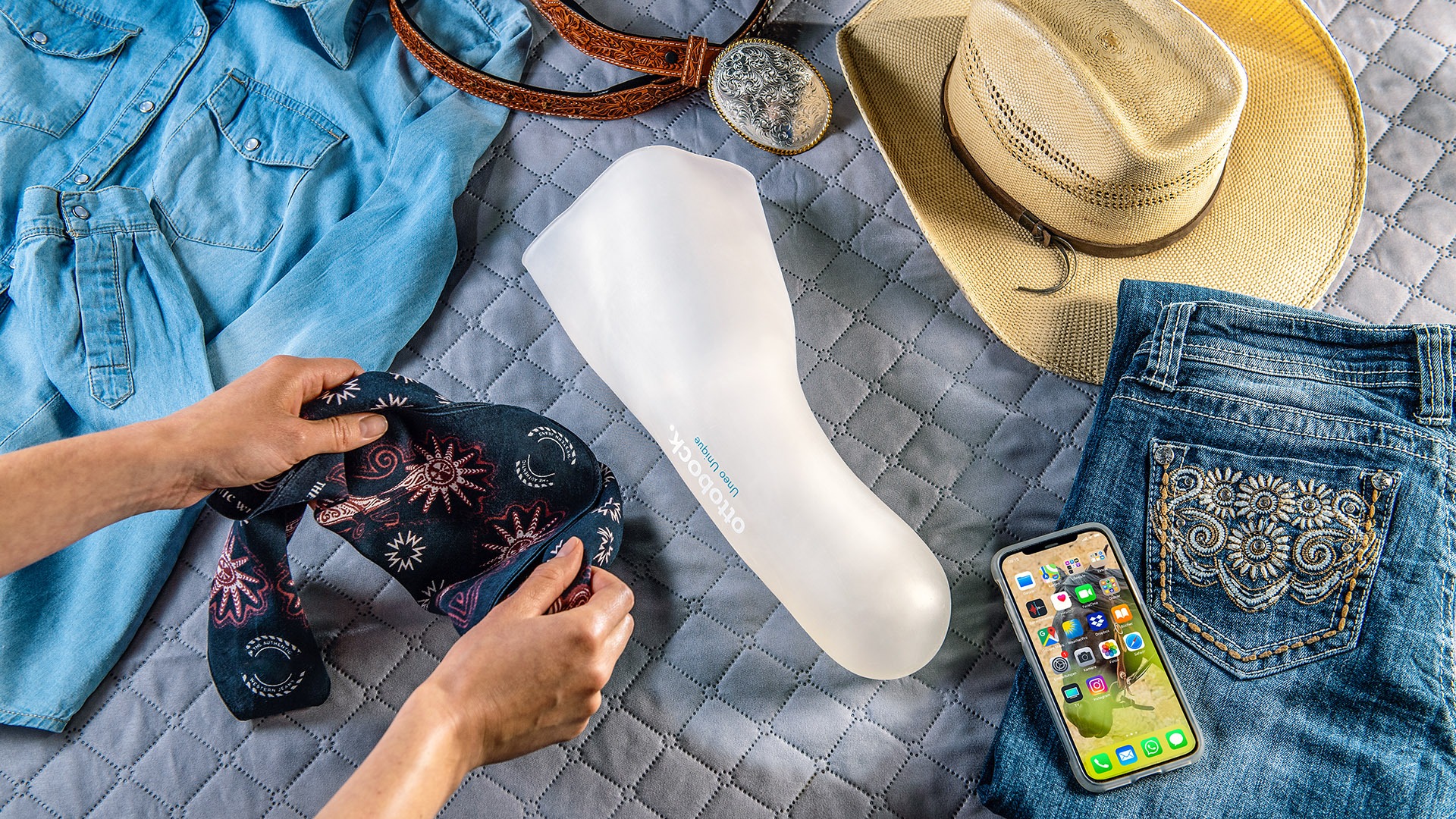 El uretano altamente fluido proporciona distribución de la presión y comodidad para extremidades sensibles o de forma irregular.