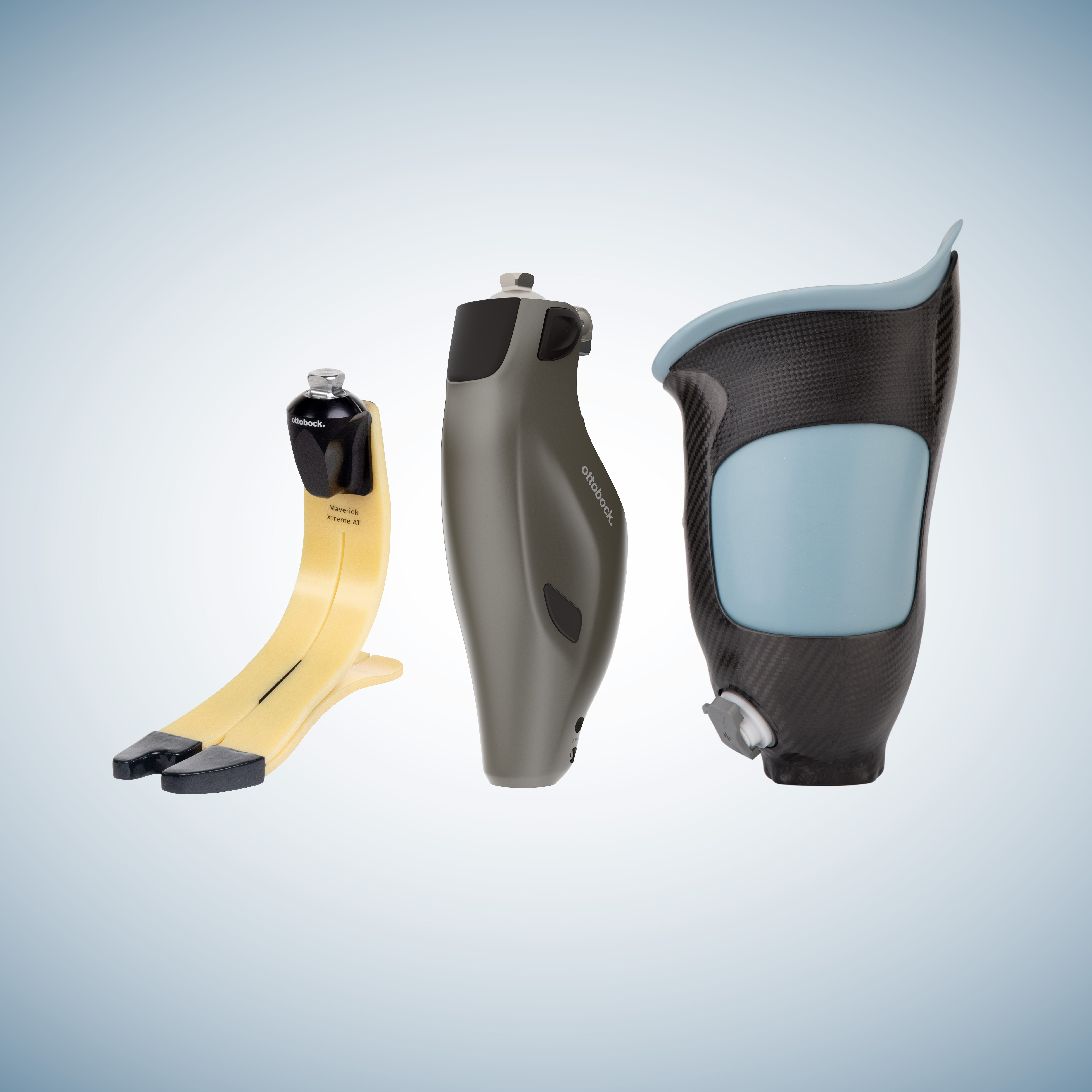 Ottobock Maverick Xtreme AT foot with Genium X4 knee and SiOCX TF Pro socket.