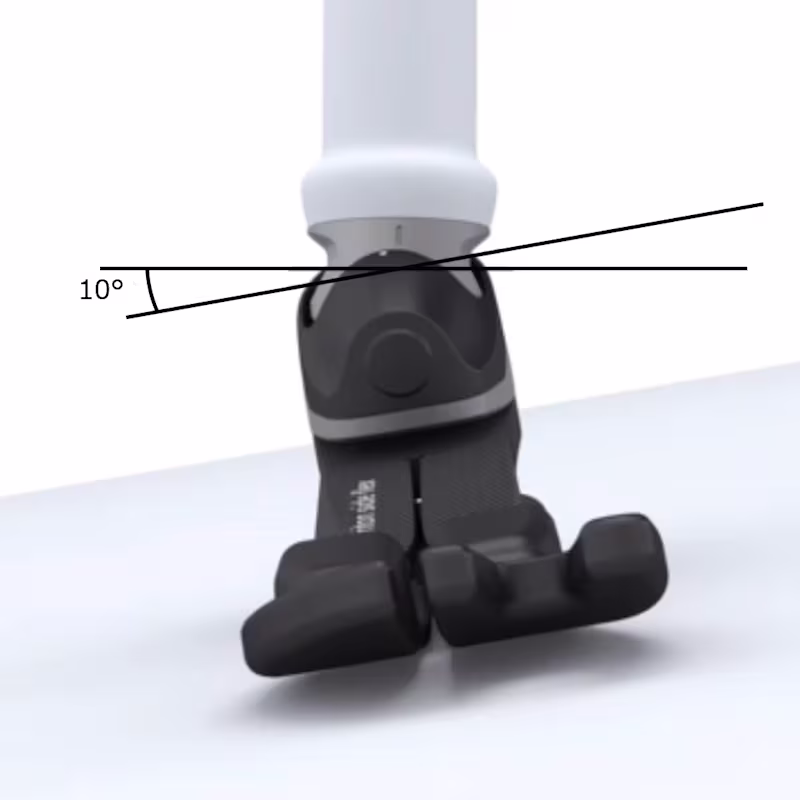 義足足部1C68トリトンサイドフレックス カーボン構造 横傾斜の吸収