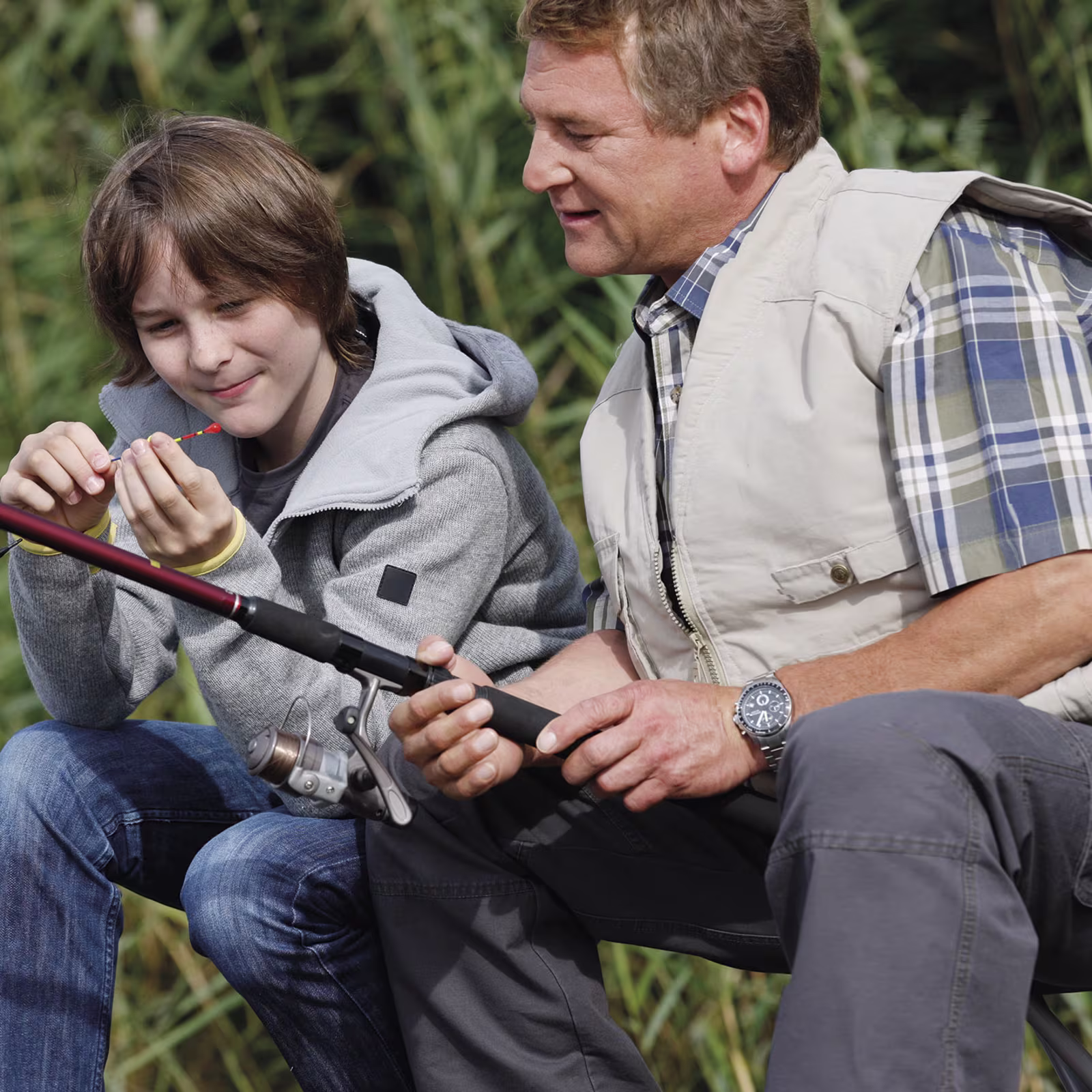 Pescare con una protesi parziale di mano