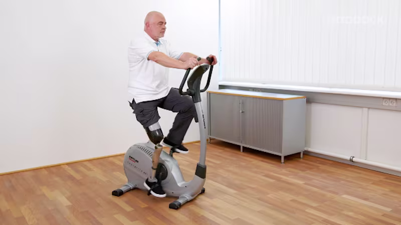 義足コンピューター制御膝継手Kenevoケネボ-動画ergometer_JA-JP