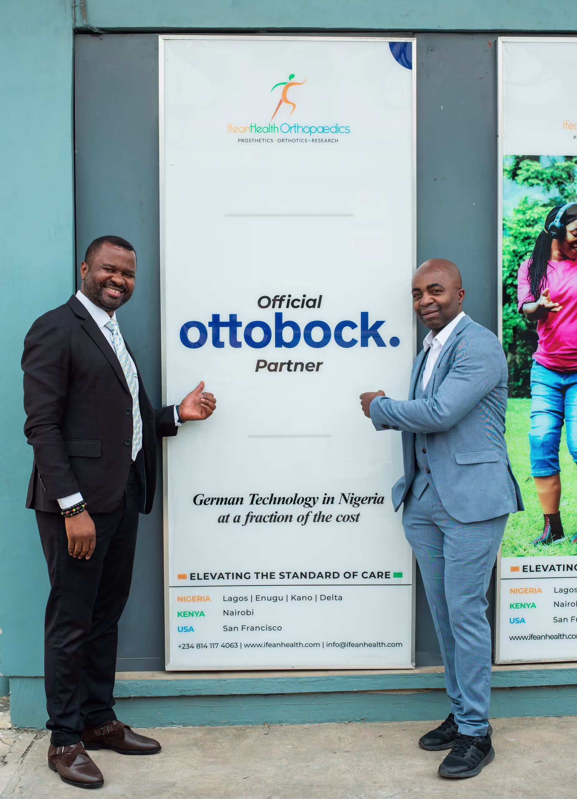 Ottobock’s official partner in Nigeria – IfeanHealth – provides the prostheses for the Together-4-A-Limb initiative.