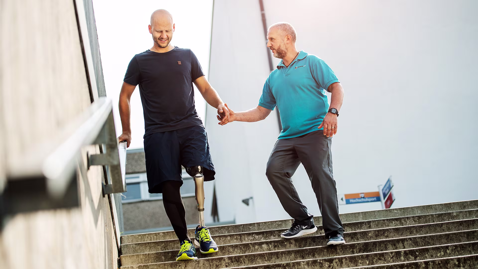 Kenevo kept Michael moving through his rehabilitation