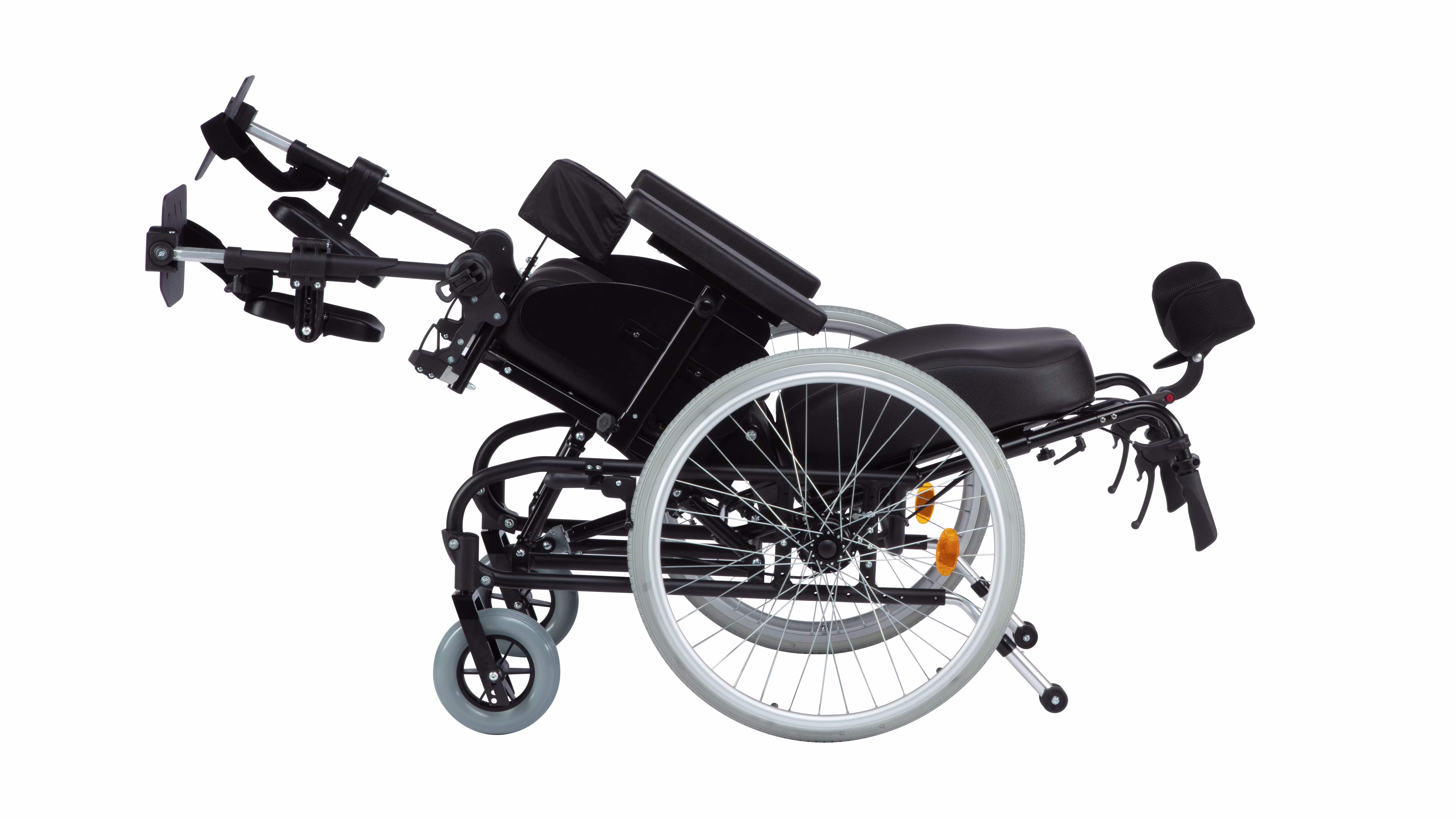 The adjustable reclining position of the Start Multi manual wheelchair from Ottobock