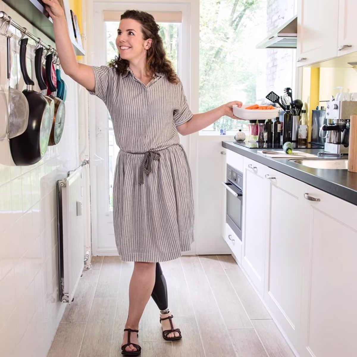 義足足部1C68トリトンサイドフレックス 立位安定 足底接地