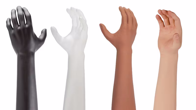 筋電義手ミケランジェロハンド コスメチックグローブ