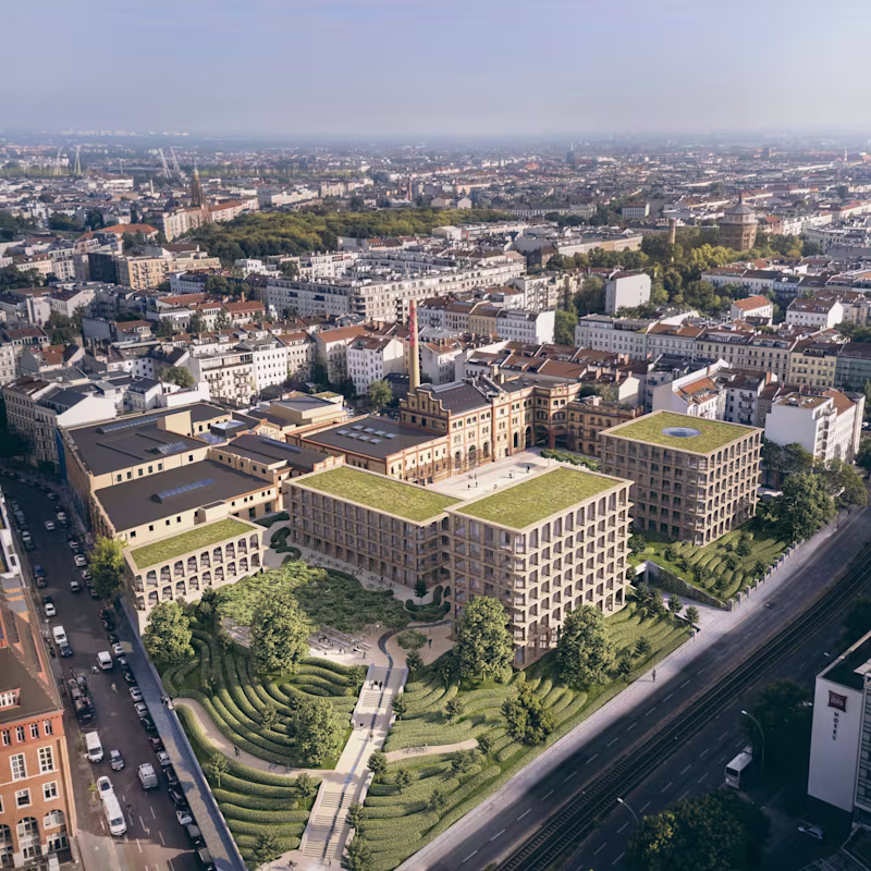 Auf dem großen Areal von Bötzow Berlin wird Zukunft aktiv gestaltet.