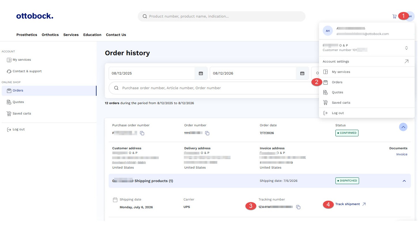 B2B tracking number image