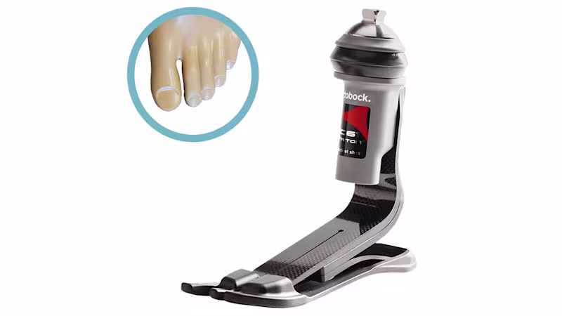 義足足部 1C61 トリトンVS L字カーボン構造 ショックアブソーバー