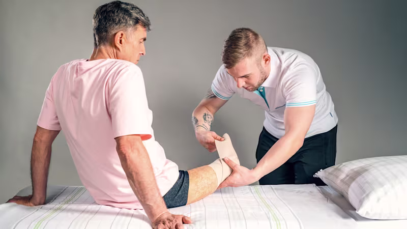 はじめての義足/バンデージ/断端包帯法