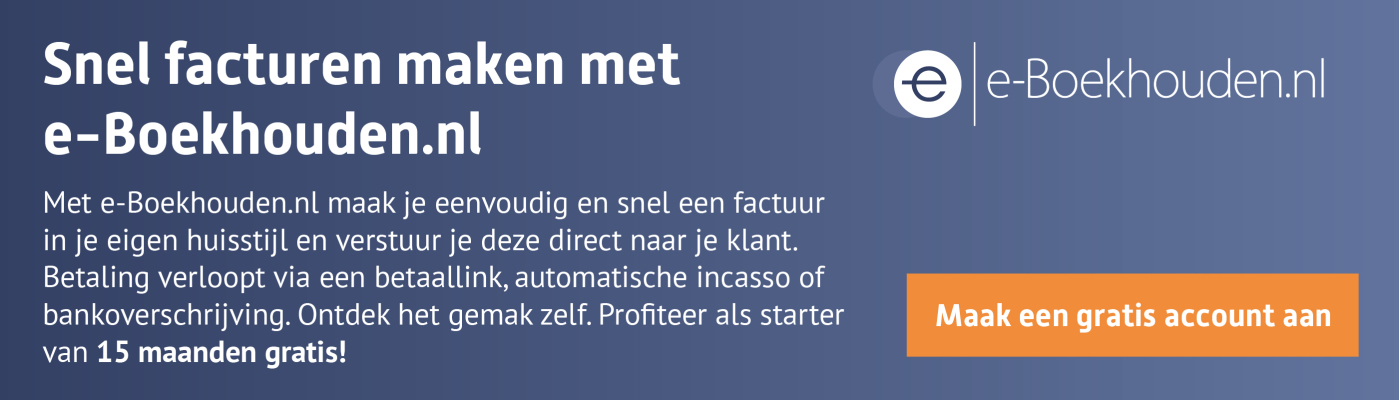 Snel facturen maken met e-Boekhouden.nl
