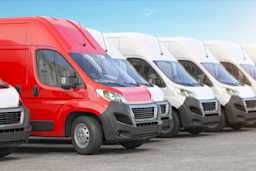 Bestelbus grijs kenteken