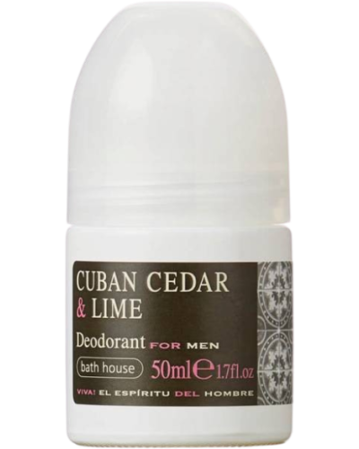 Bath House Cuban Cedar & Lime Deodorant