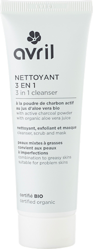 Avril Organic 3-in-1 reiniger, scrub en mask