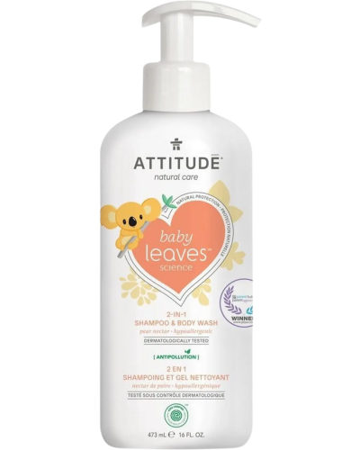 Attitude Baby Leaves 2 in 1 Shampoo Bodywash Orange