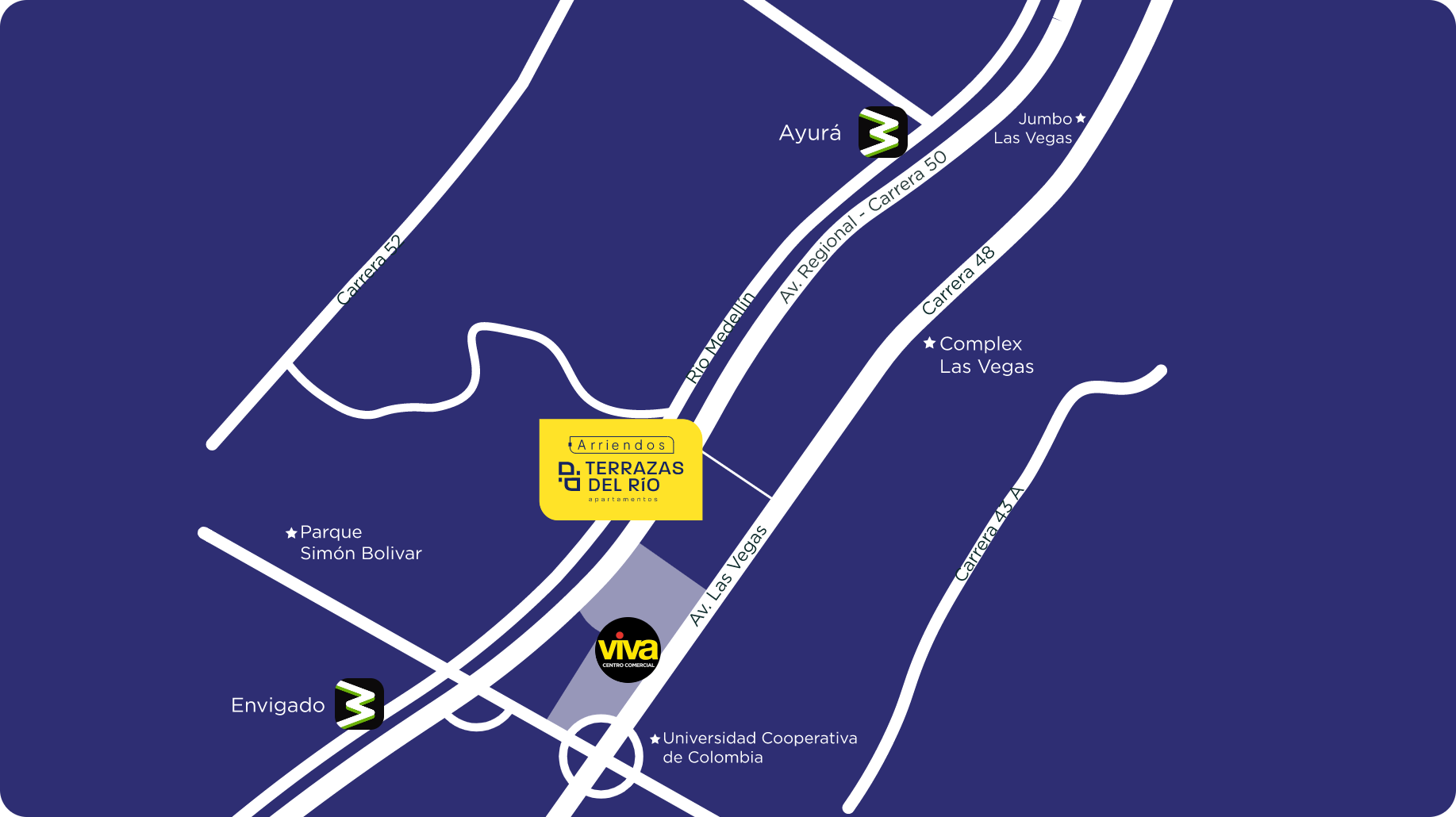 mapa ubicacion arriendos