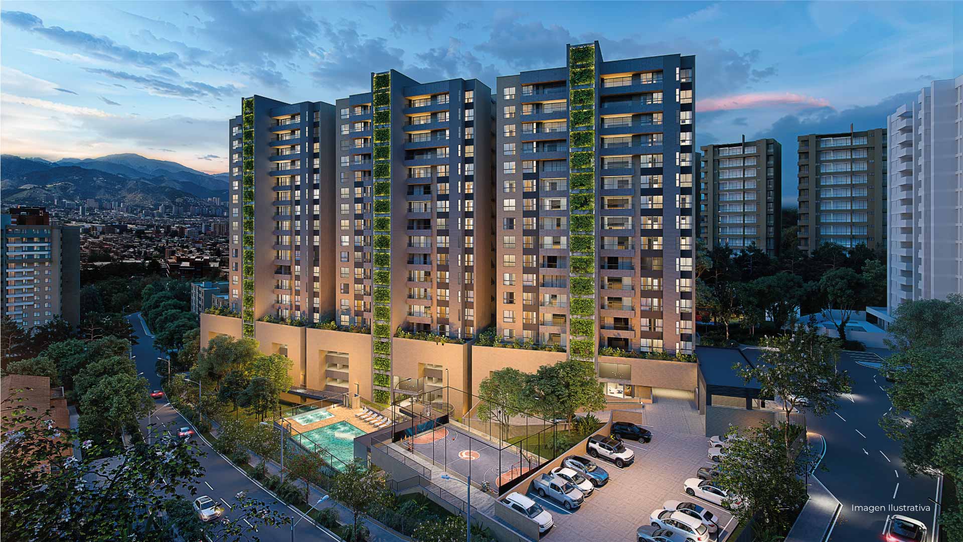 Pinot render fachada