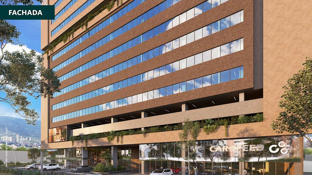 fachada distrito del rio ayc render